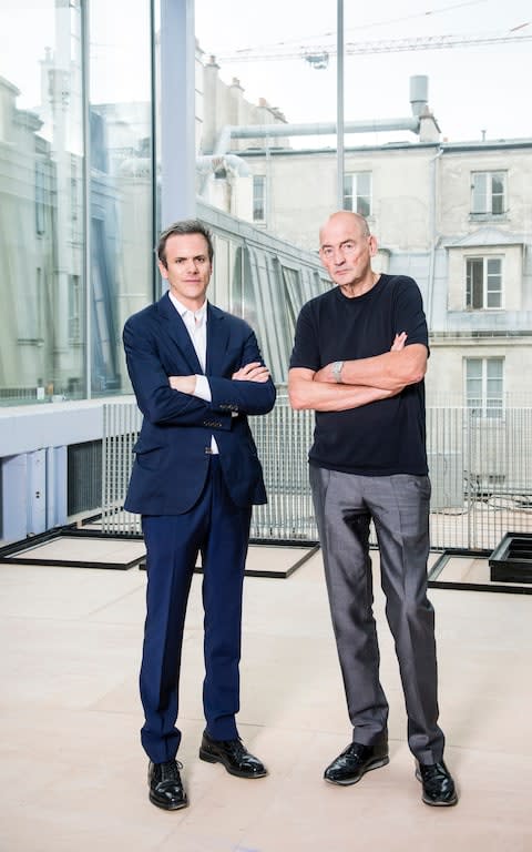 Guillaume Houzé and Rem Koolhaas - Credit: Alexandre Isard
