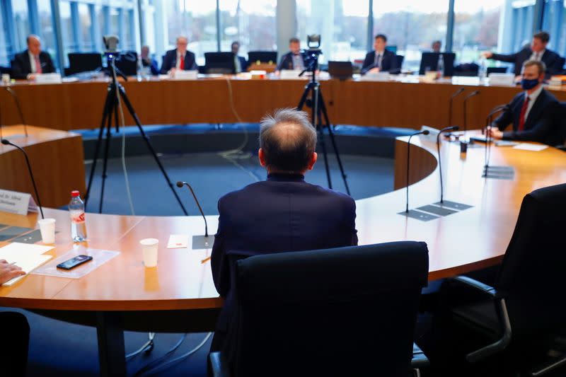 Former Wirecard CEO testifies before German parliamentary committee in Berlin