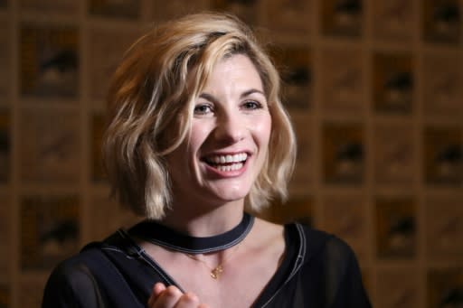 SAN DIEGO, CA - JULY 19: Jodie Whittaker attends BBC America's "Doctor Who" at Comic-Con International 2018 at San Diego Convention Center on July 19, 2018 in San Diego, California. Joe Scarnici/Getty Images for BBC America/AFPSAN DIEGO, CA - JULY 19: Jodie Whittaker attends BBC America's "Doctor Who" at Comic-Con International 2018 at San Diego Convention Center on July 19, 2018 in San Diego, California. Joe Scarnici/Getty Images for BBC America/AFP