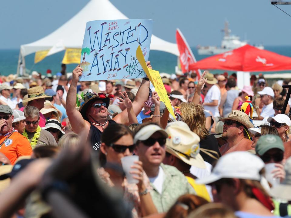A general view atmosphere at Jimmy Buffett & Friends: Live from the Gulf Coast, a concert presented by CMT at on the beach on July 11, 2010 in Gulf Shores, Alabama