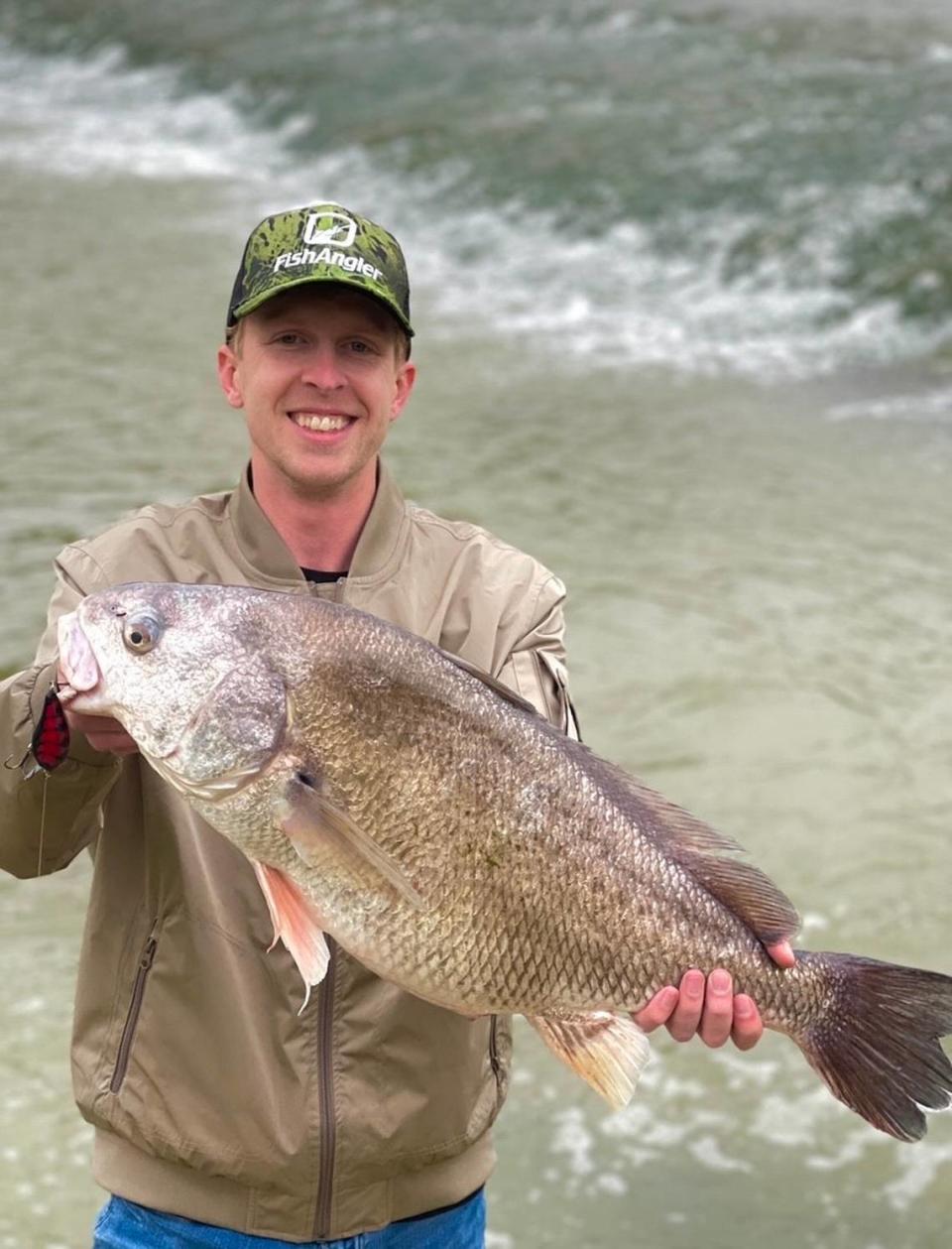 Fort Worth fisherman Hunter Ward enjoyed quite a year catching fish in the Trinity River, setting several records with several more under verification.