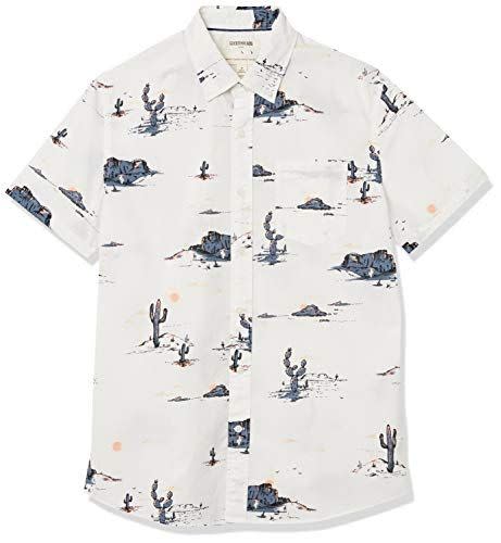 Short-Sleeve Printed Poplin Shirt