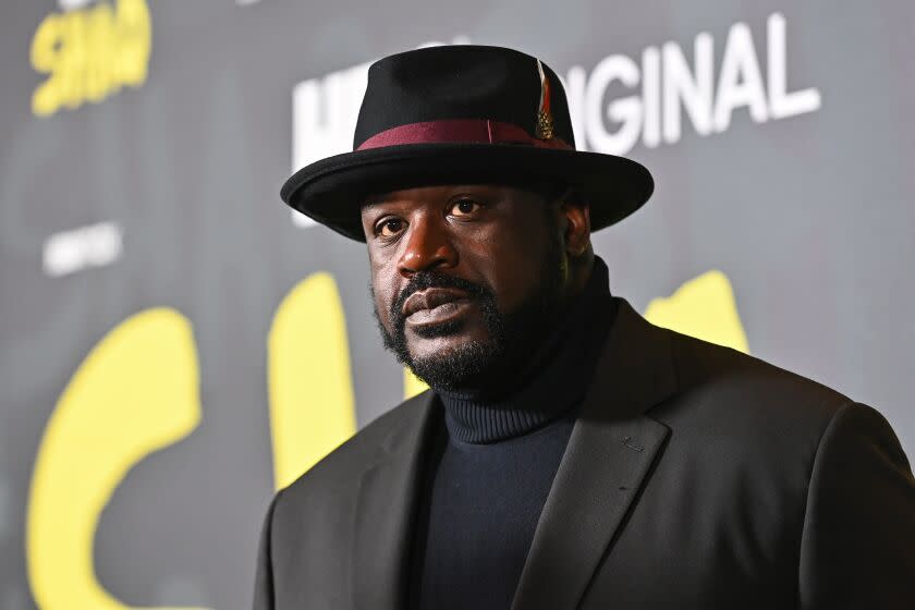 ATLANTA, GEORGIA - NOVEMBER 14: Shaquille O'Neal attends HBO Premiere For Four-Part Documentary.