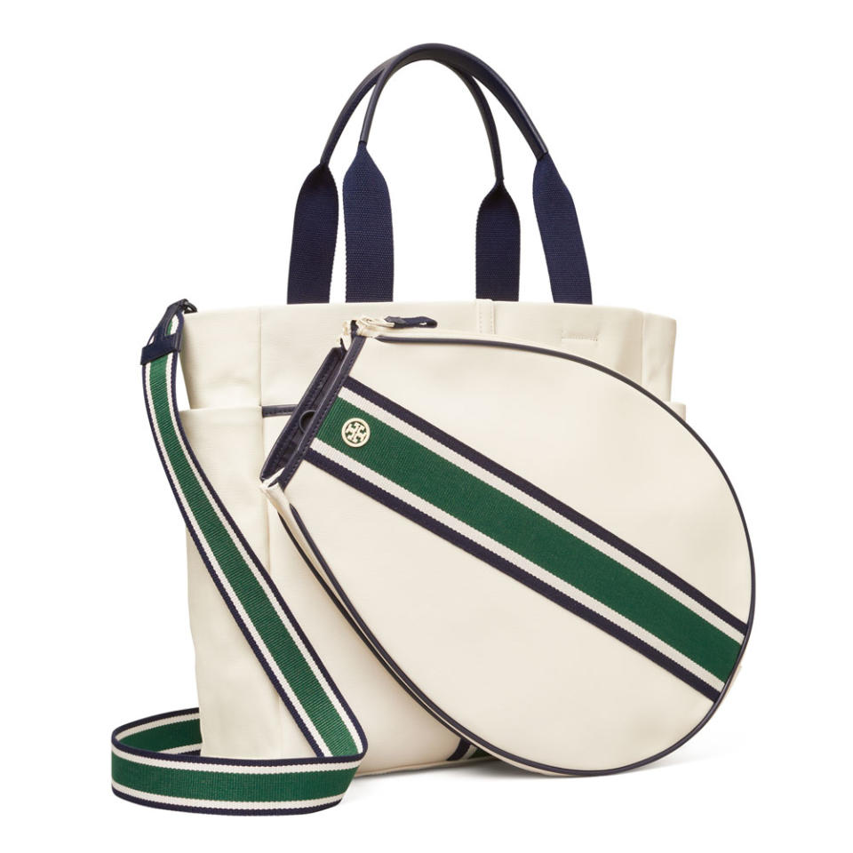 Tory Burch Convertible Stripe Tennis Tote