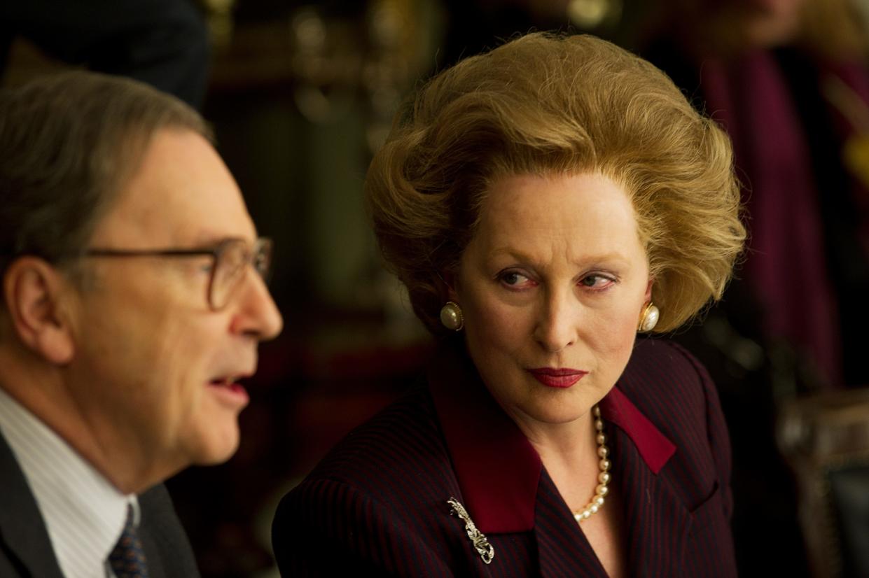 Meryl Streep won her third Oscar as Margaret Thatcher in "The Iron Lady."