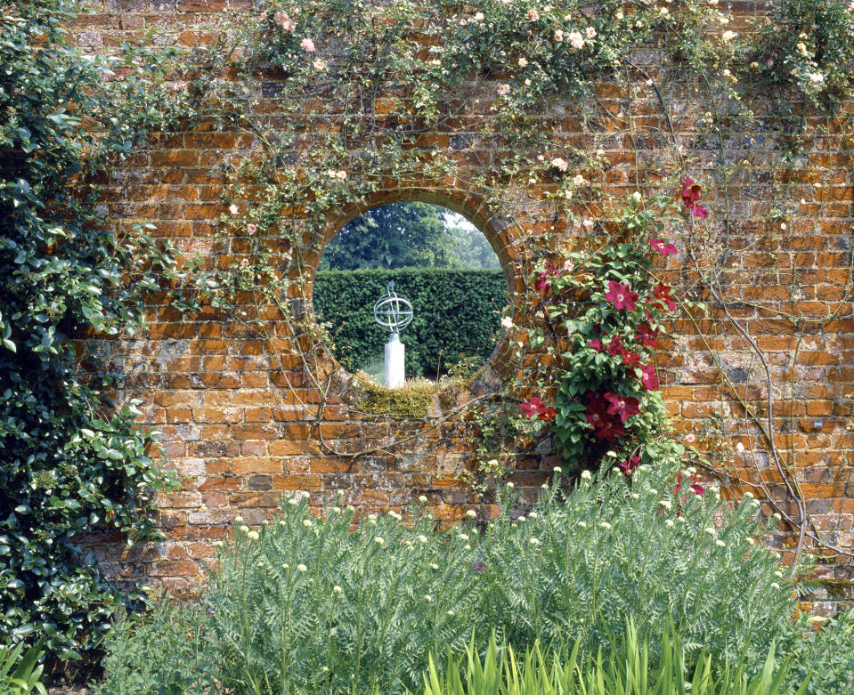 3. Include a viewing window in your garden wall