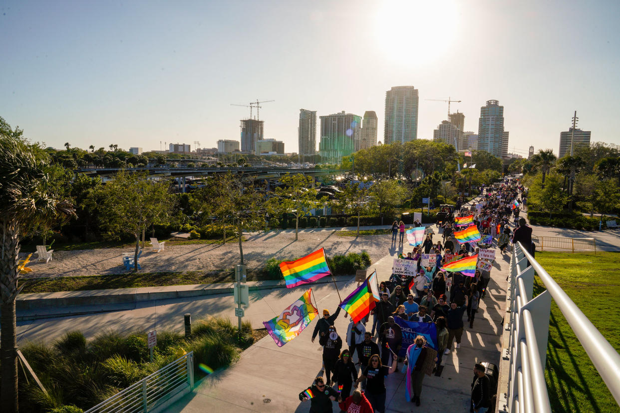 APTOPIX Florida Same Sex Silencing