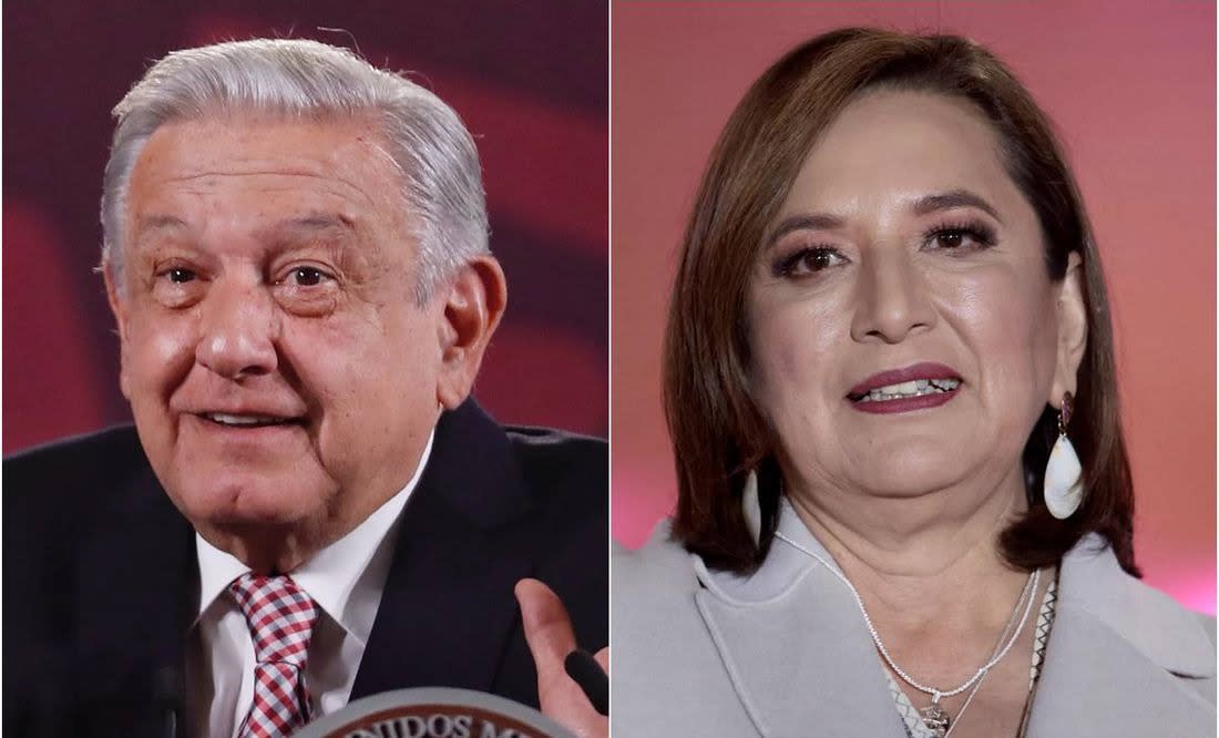 AMLO y Xóchitl Gálvez