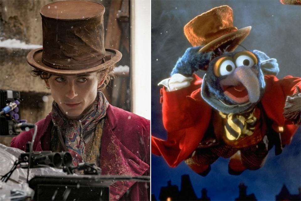 WONKA, THE MUPPET CHRISTMAS CAROL