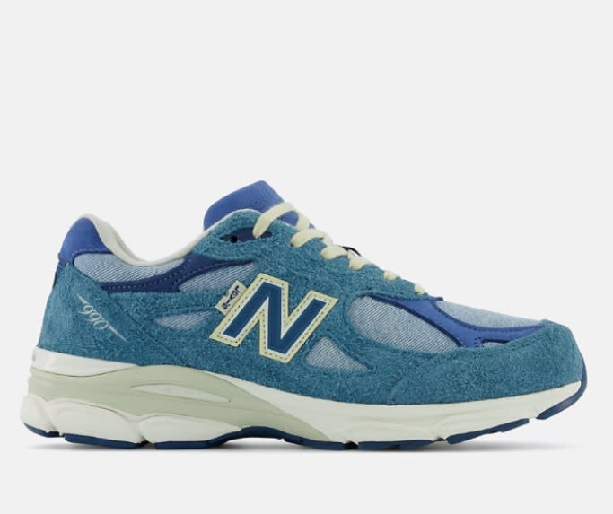 Levi’s x New Balance 990v3 in indigo. - Credit: Courtesy of New Balance