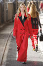 <p><i>Model wears a crimson-red tuxedo coat. (Photo: ImaxTree) </i></p>