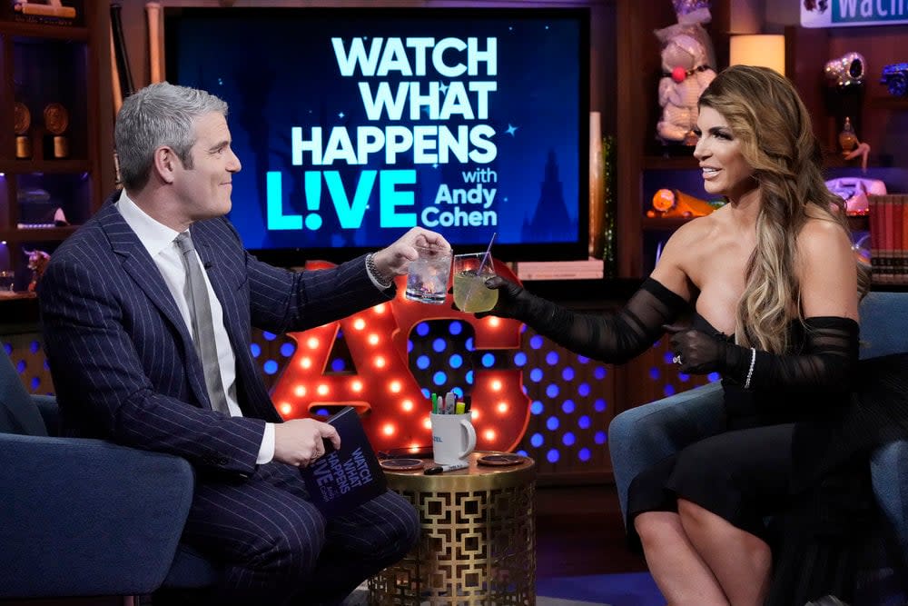 Teresa Giudice Reacts To Andy Cohen Loving Her Wedding Hair