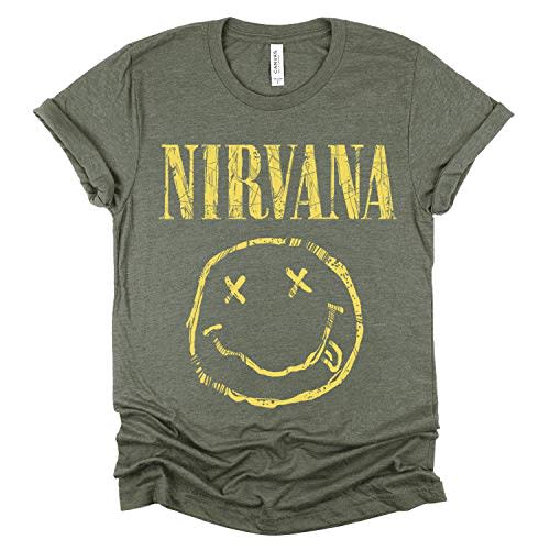 Nirvana T-shirt Hand Drawn Logo Vintage Distressed Unisex Tee (Amazon / Amazon)