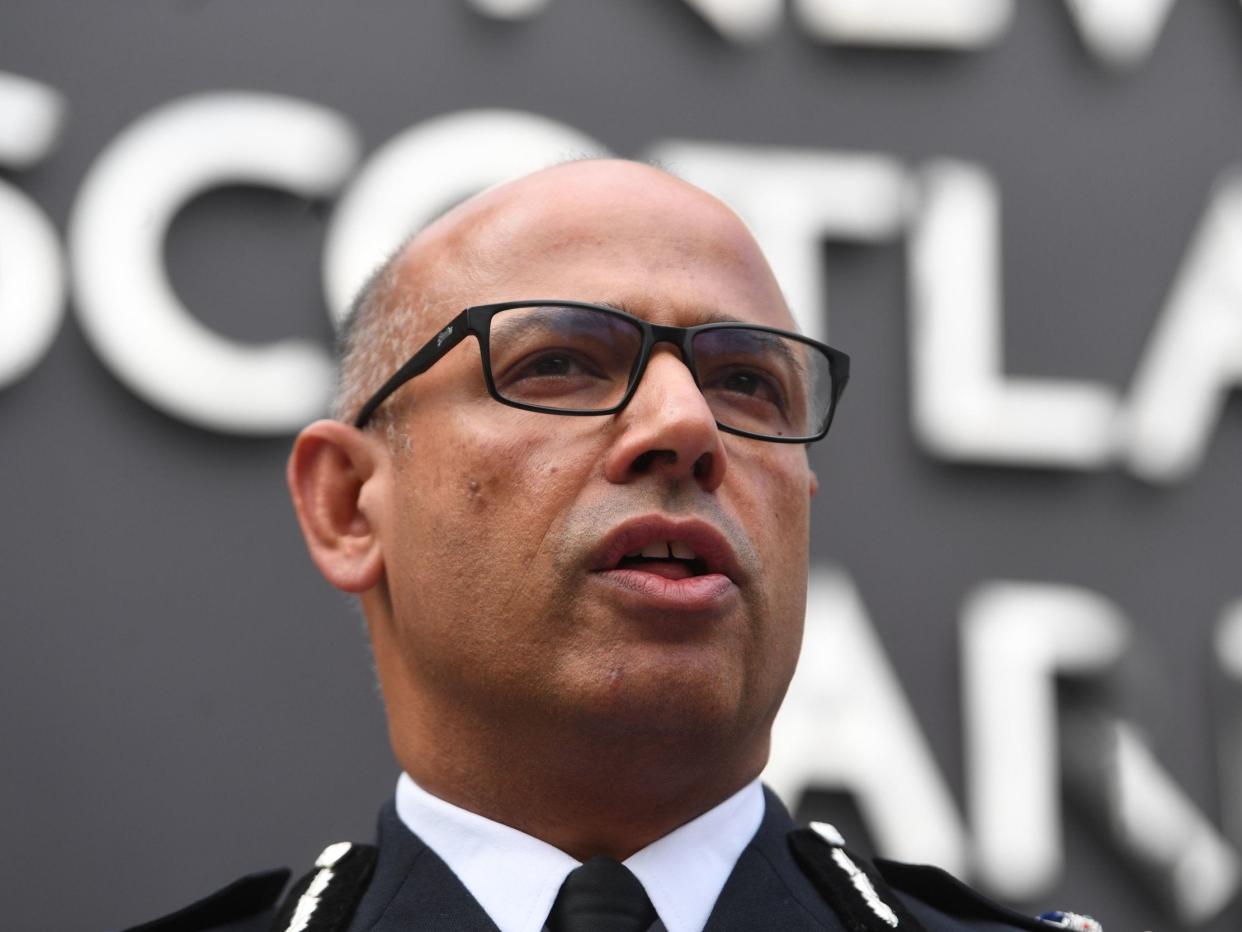 <p>Metropolitan Police assistant commissioner Neil Basu says terror threat is ‘diverse and complex’</p> (PA)