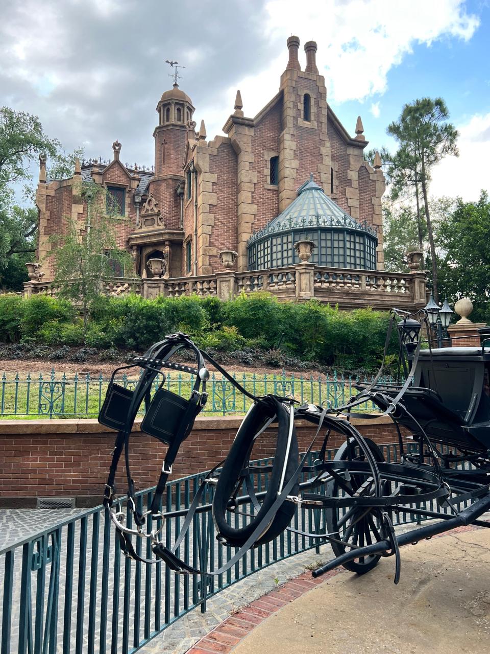 The ghosts are family friendly at the Haunted Mansion at Walt Disney World.