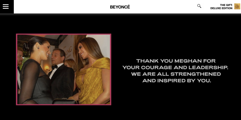 (Screenshot: Beyoncé)