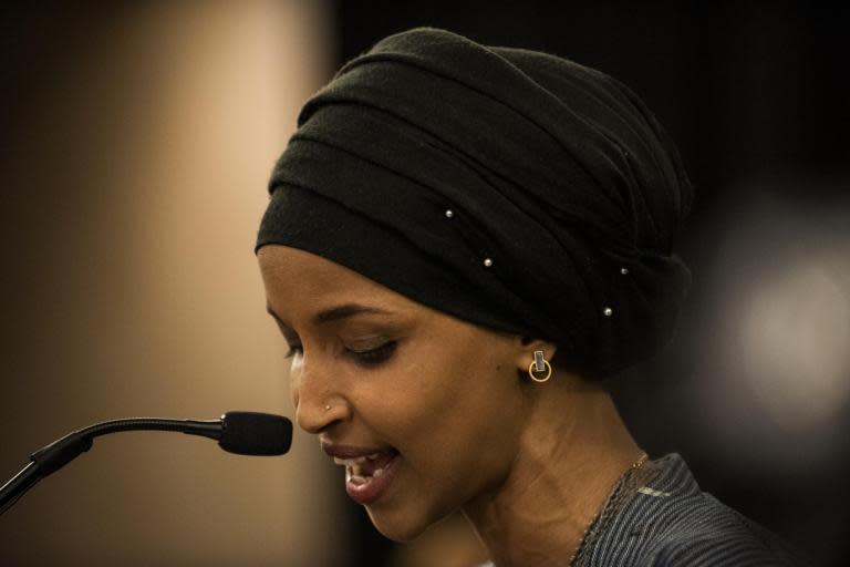 Ilhan Omar systematically takes apart Netanyahu's Aipac speech: 'He wants to silence me, but I am not alone'