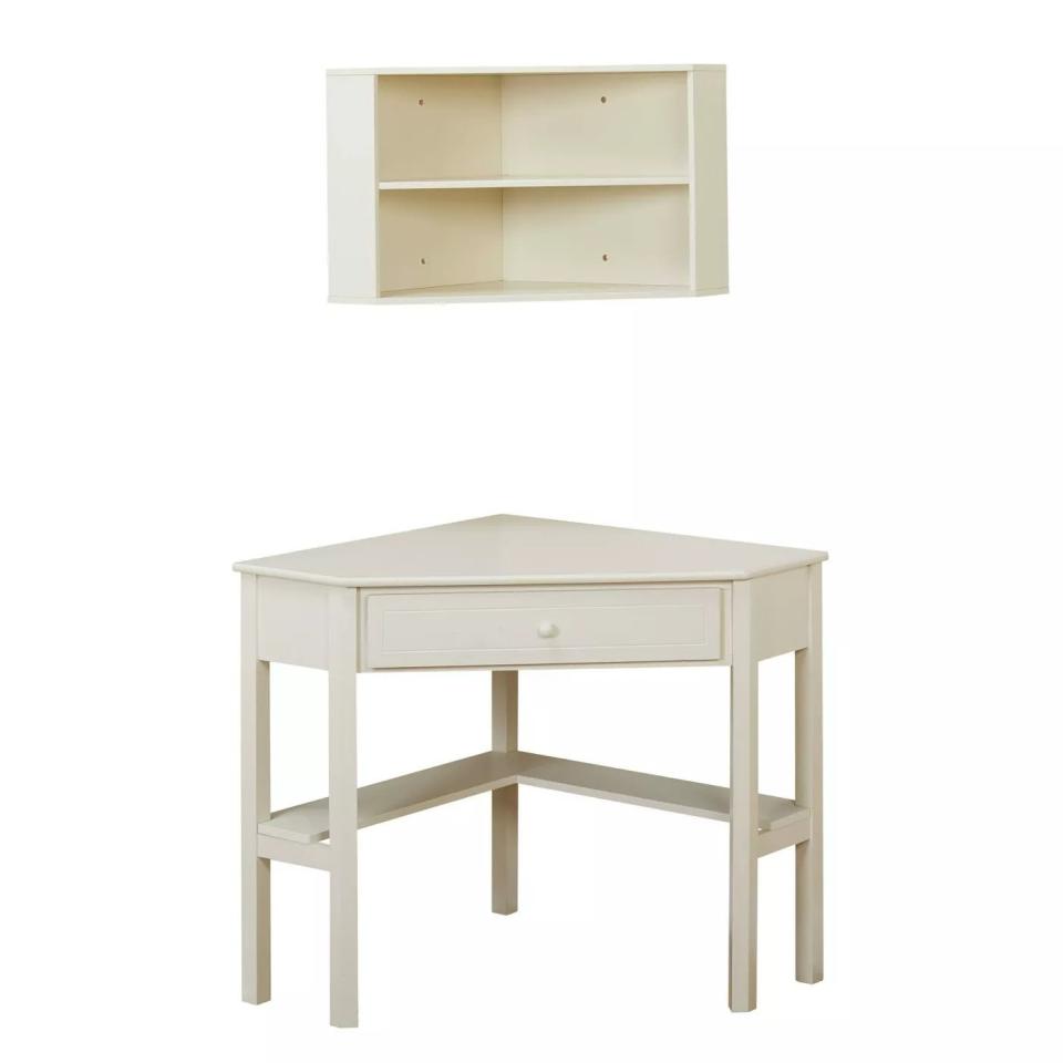 Buylateral Corner Desk With Hutch