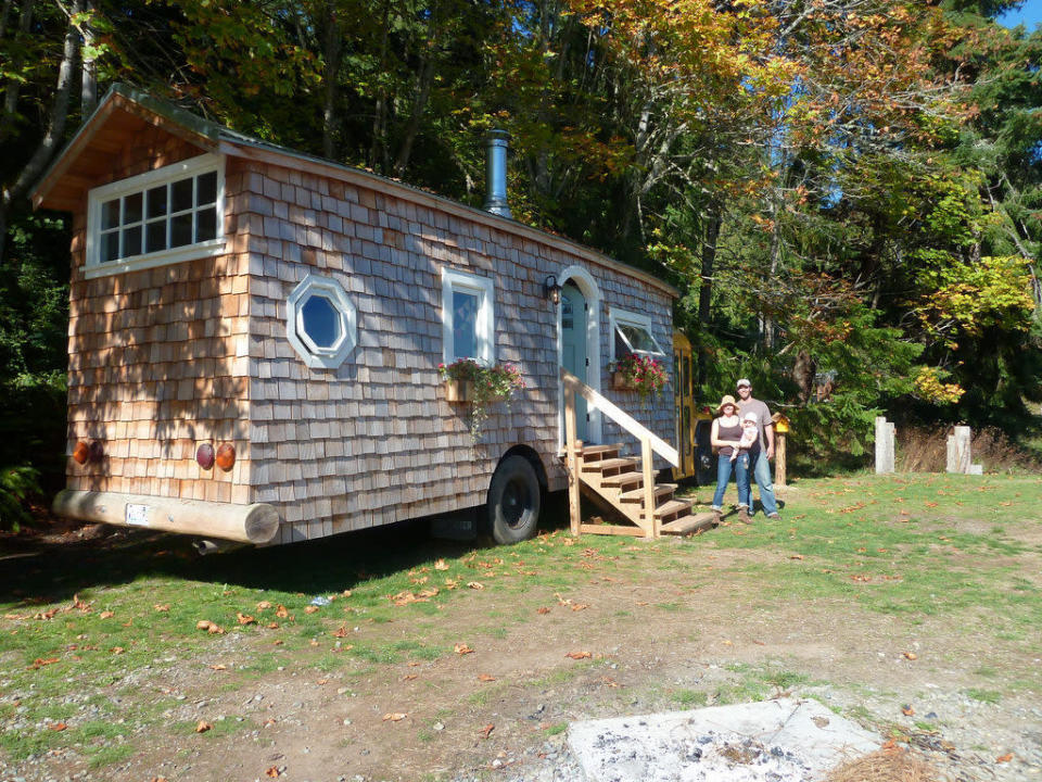 The Tiny School Bus House