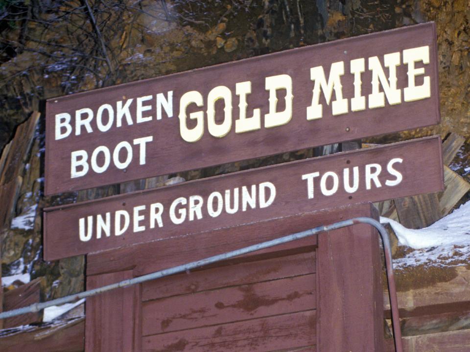 broken boot gold mine south dakota fargo