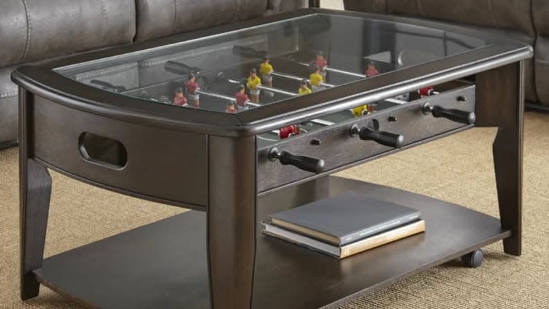 Forget the coffee table book—get a foosball table.