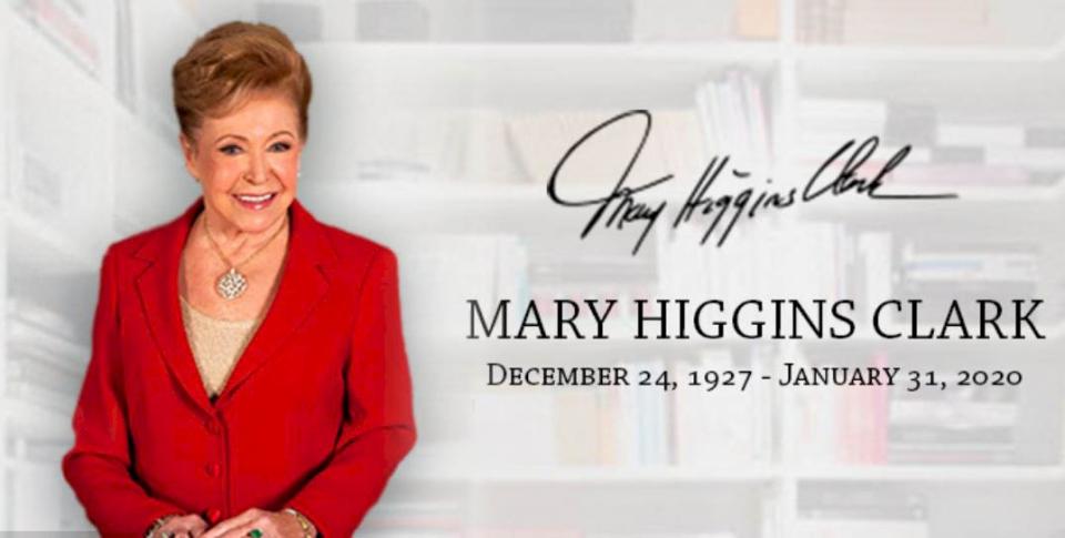 懸疑小說女王去世 克拉克享壽92歲 (maryhigginsclark.com/)