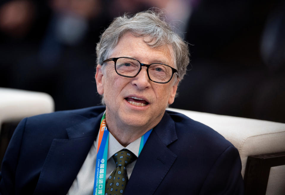 Microsoft founder Bill Gates attends a forum of the first China International Import Expo (CIIE) in Shanghai on November 5, 2018. Matthew Knight/Pool via REUTERS