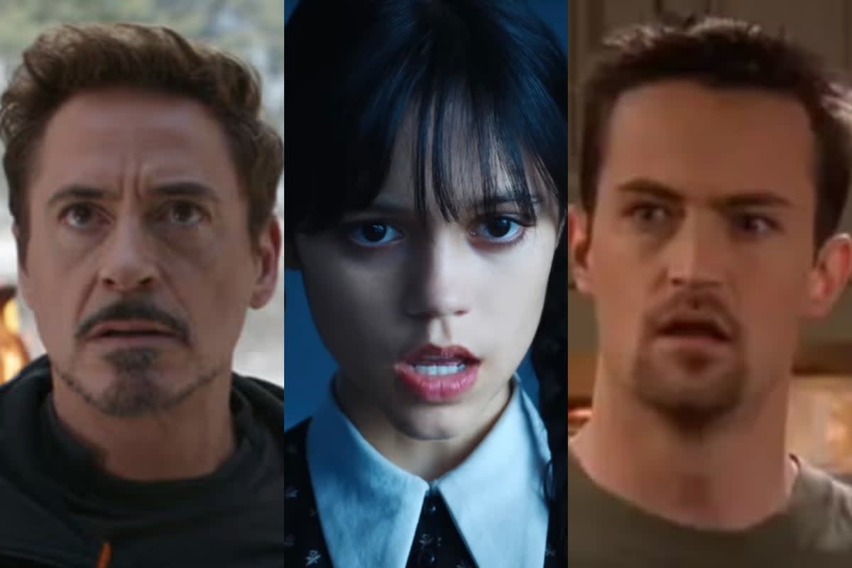 Robert Downey Jr, Jenna Ortega, and Matthew Perry are among the actors to have put their foot down when it came to a particular scene or storyline   (Marvel / Netflix / YouTube)