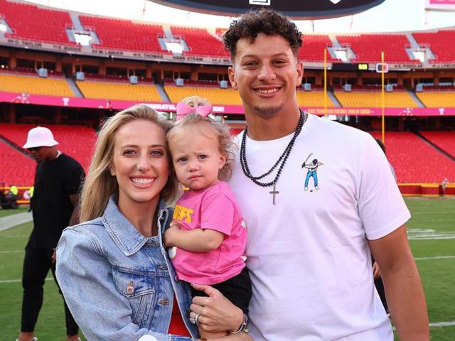 Brittany Mahomes Goes Only Bra and No Pants in Sexy 'Sneaky Peaky' Snap of  Maternity Photoshoot