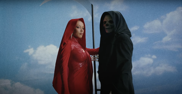 Doja Cat flirts with death in her “Paint the Town Red” video