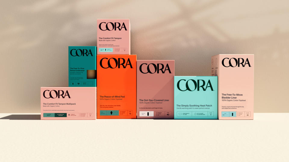 image of Cora branding in use