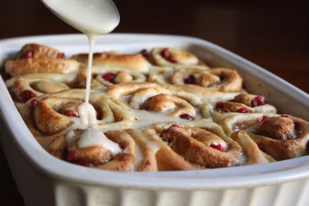 Cranberry Orange Cinnamon Rolls