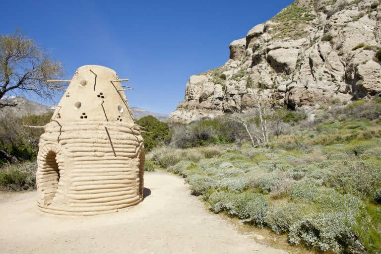 Sherin Guirguis' "One I Call" from the Desert X land art exhibit in the Coachella Valley of California