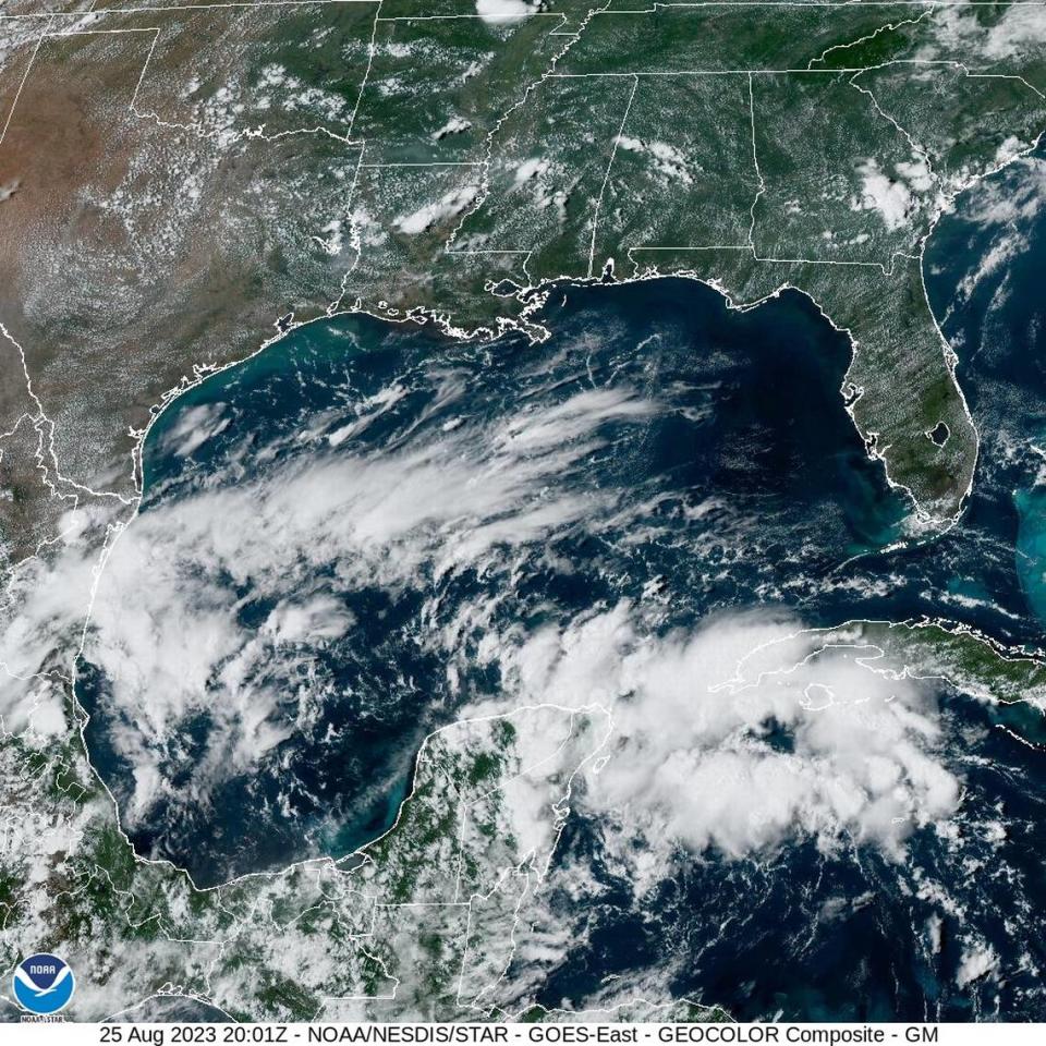 Tropical Storm Idalia is expected to become a hurricane Monday as it tracks toward the west coast of Florida. South Mississippi could get some much-needed rain from the storm.