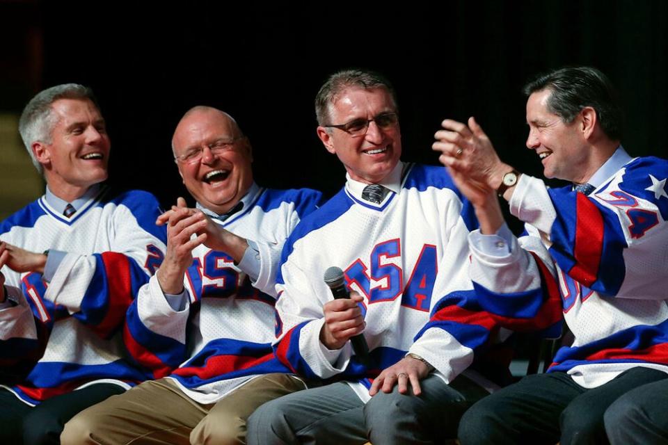 From left: John Harrington, Phil Verchota, Buzz Schneider and Rob McClanahan in 2015 | Mike Groll/AP/Shutterstock