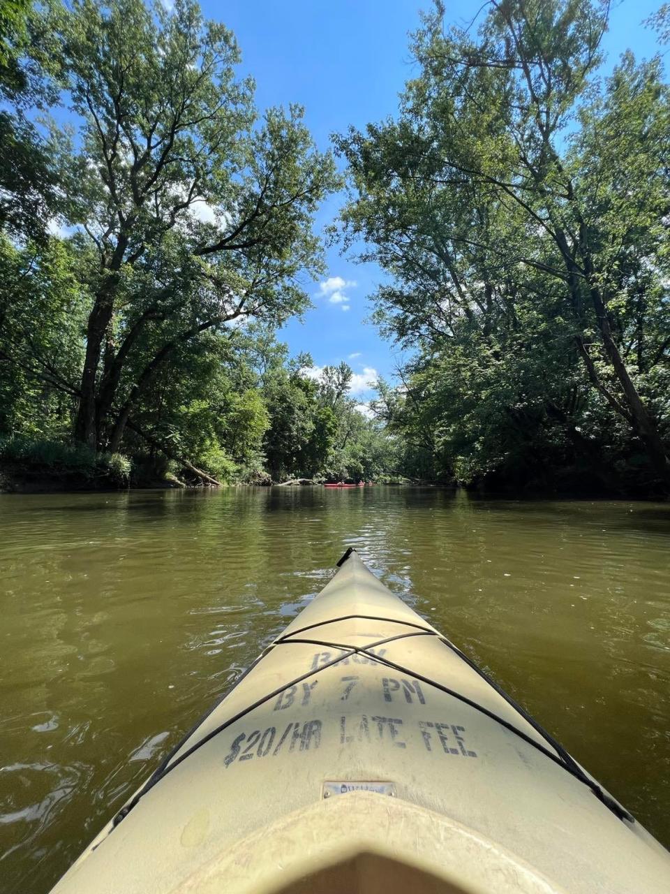 Kayaking options in Stark County include Trailhead Canoe Livery in Massillon at Ernie's Bicycles Shop. Weekday trips are an option to avoid the busier weekends.