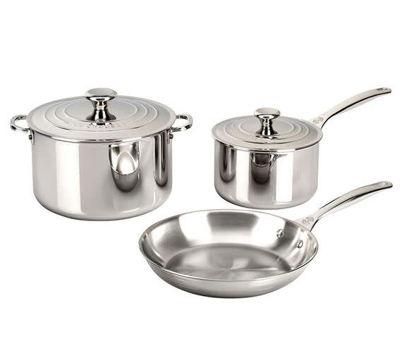 Le Creuset stainless steel set