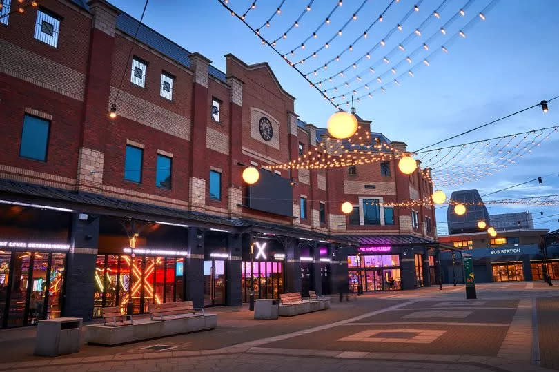 Captain Cook Square, in Middlesbrough town centre