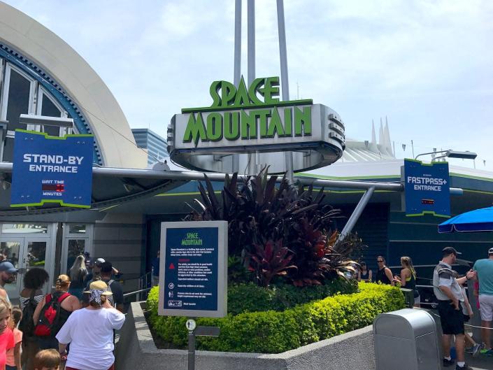 Disney World Space Mountain entrance 