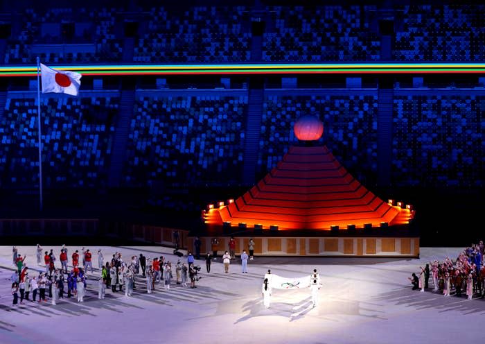 Olympics opening ceremony in Tokyo