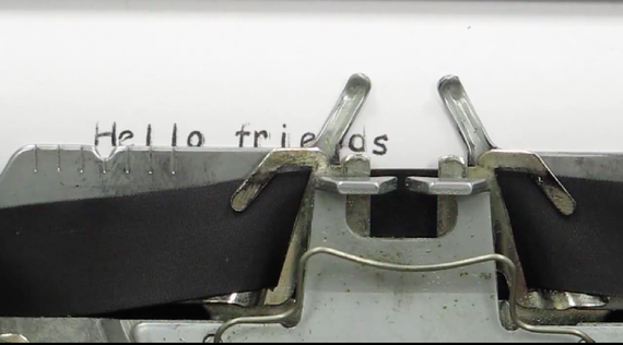 What Comic Sans looks like when typewritten (Jesse England/YouTube)