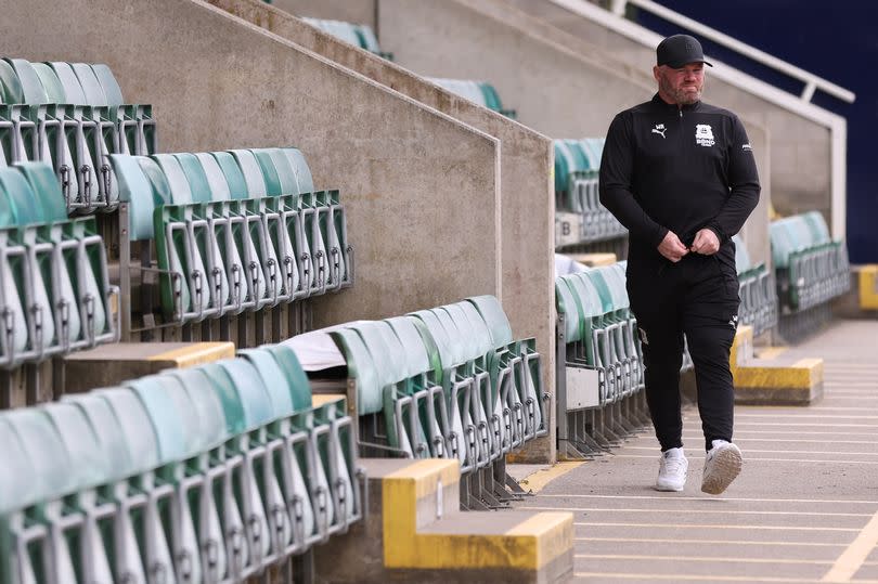 New Plymouth Argyle manager Wayne Rooney at Home Park