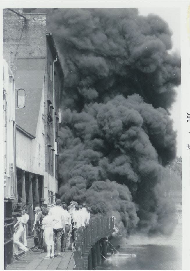 A fire destroyed the company's box plant in Menasha in 1964. Three years later, Menasha Corp. built a new corporate headquarters in Neenah.