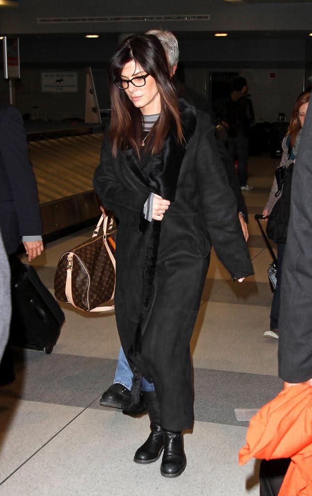 Sandra Bullock JFK Airport