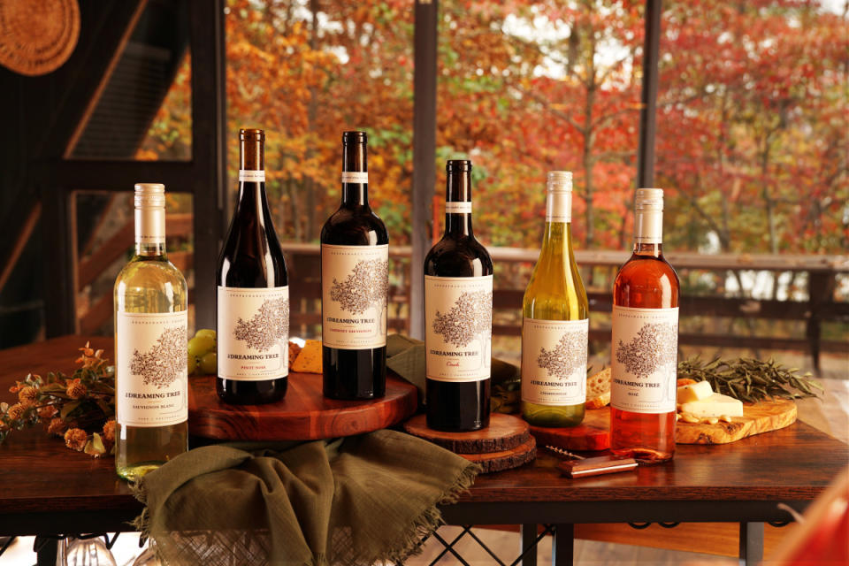 The Dreaming Tree lineup of wines<p>Courtesy of The Dreaming Tree</p>