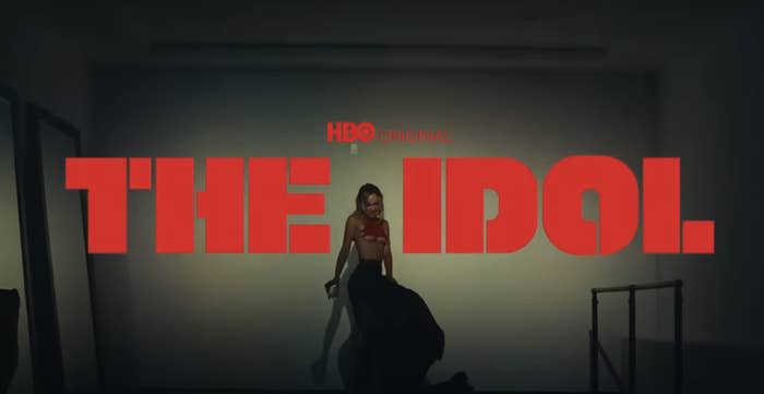 The title card for HBO's The Idol