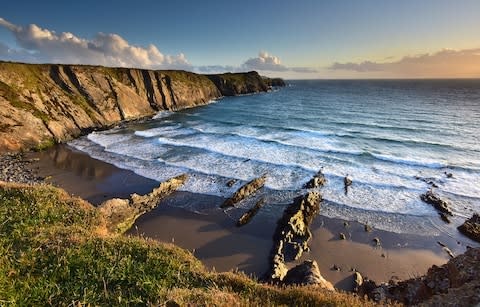 Traeth Llfyn Beach in Pembrokeshire - Credit: Getty