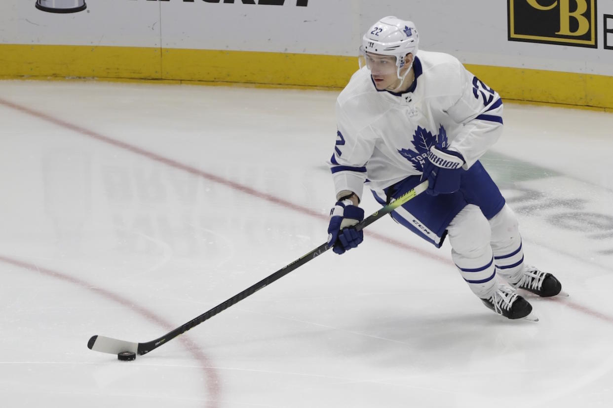 Toronto Maple Leafs defenceman Nikita Zaitsev could be on the move to the Ottawa Senators. (AP Photo/Frank Franklin II)