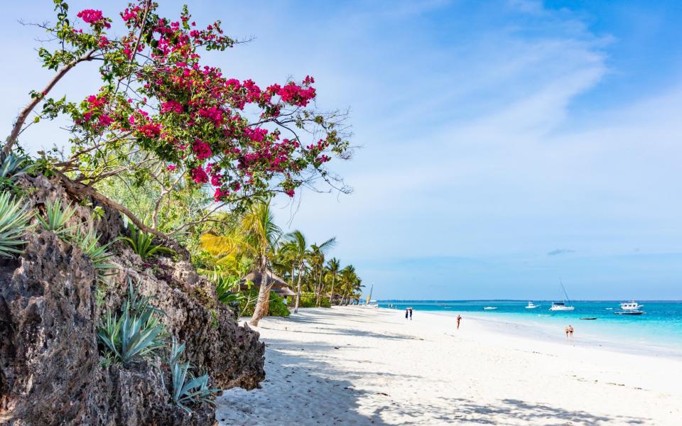 Kendwa Beach on Zanzibar Island, Tanzania, East Africa