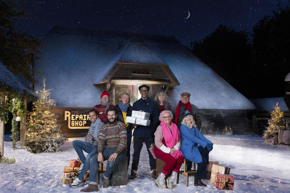 The Repair Shop at Christmas - Will Kirk, Mark Stuckey, Dominic Chinea, Kirsten Ramsay, Jay Blades, Suzie Fletcher, Amanda Middleditch, Steve Fletcher, Julie Tatchell - (Ricochet Ltd)